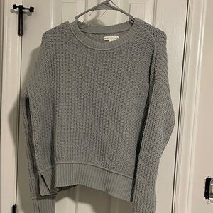 Aeropostale Light Gray Knit Sweater